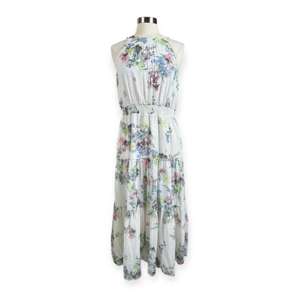 Ted Baker Kahlay Pergola Floral Maxi Dress Women Size 4 (US 8-10) Sleeveless NWT - Picture 3 of 10